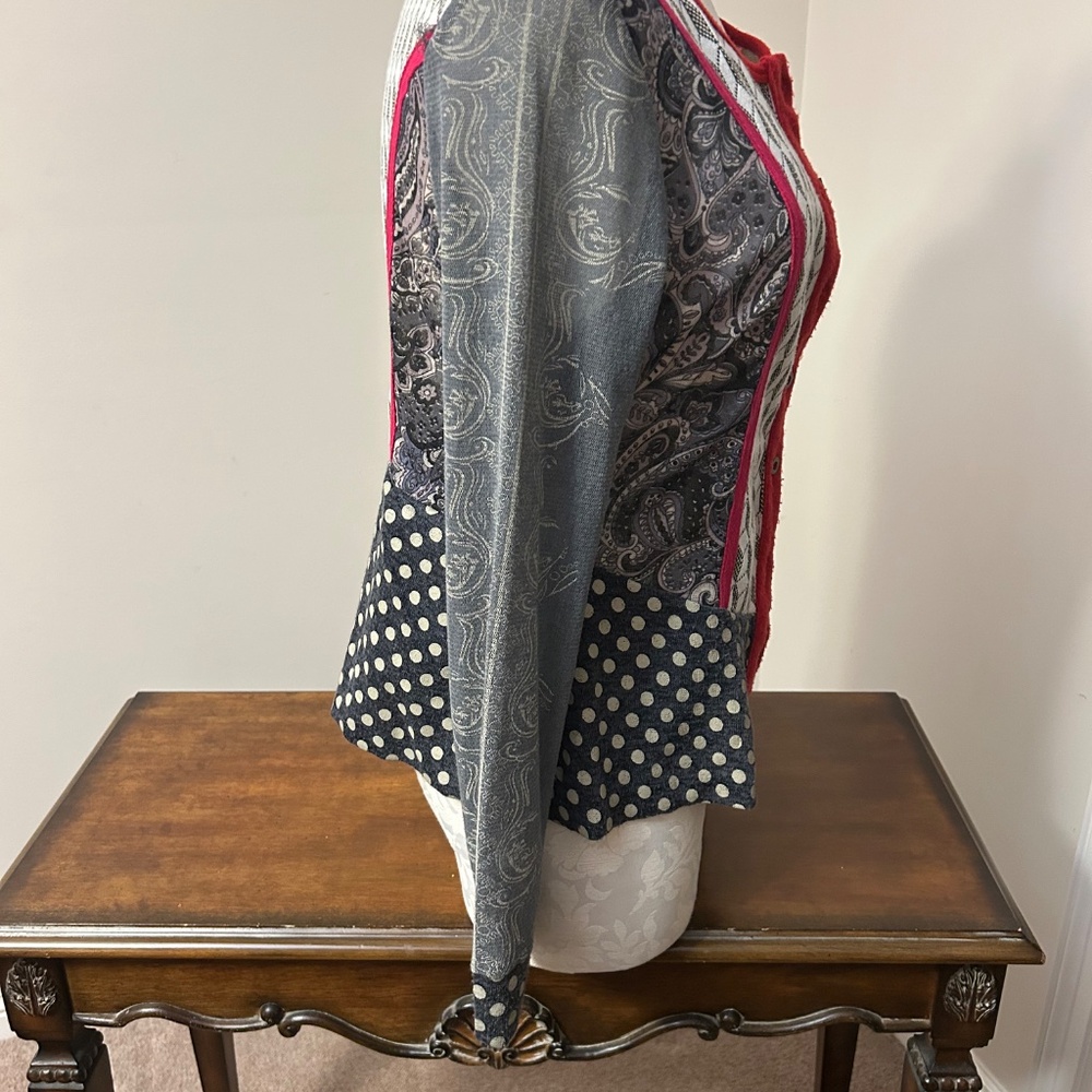 Mac And Me Button Up Jacket, Size M - image 4